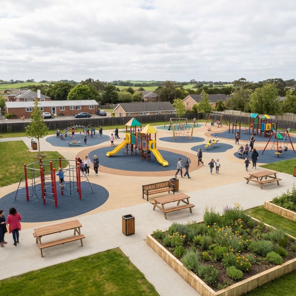 Talbot School playground and community gathering space